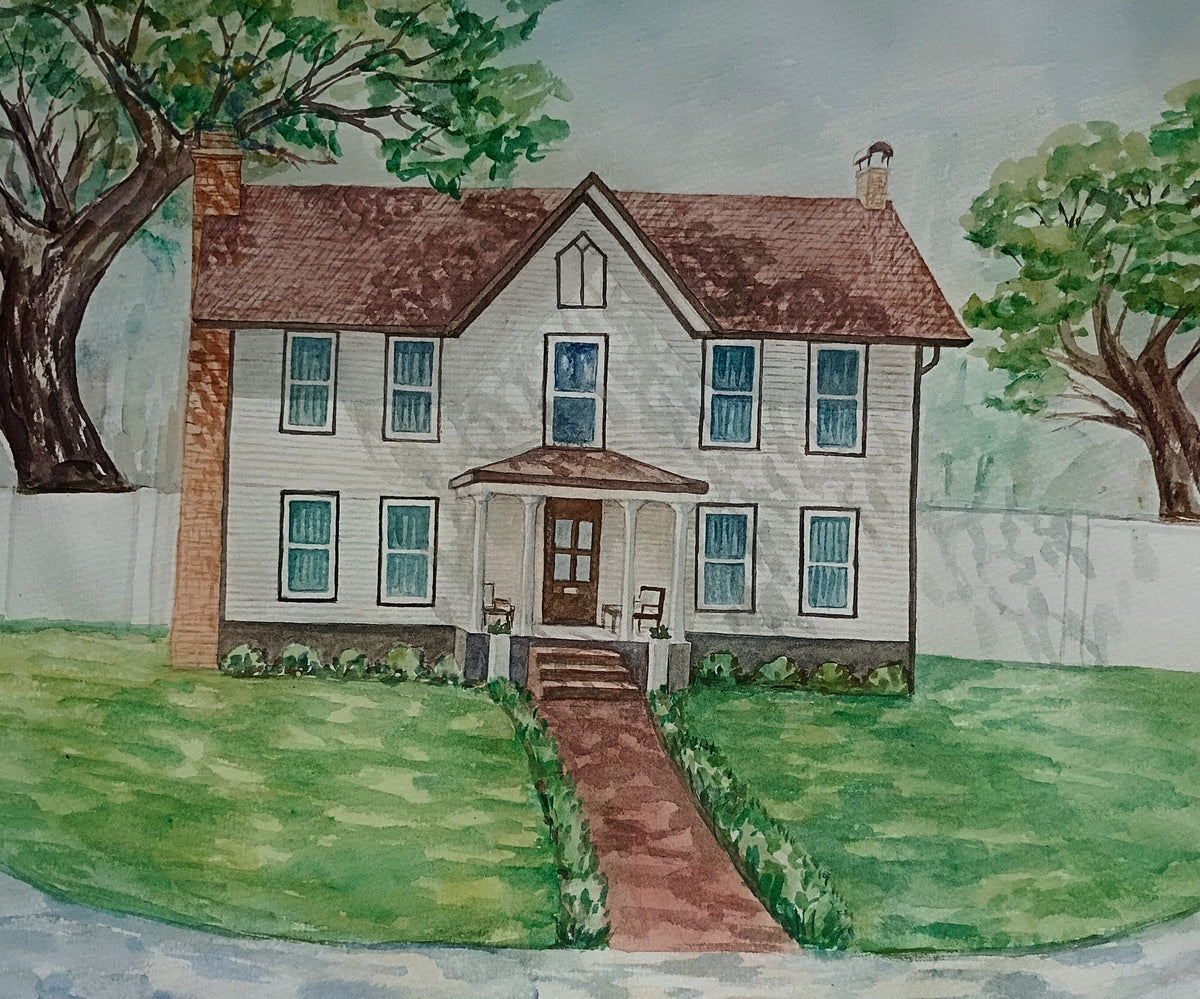 Watercolor House Portraits
