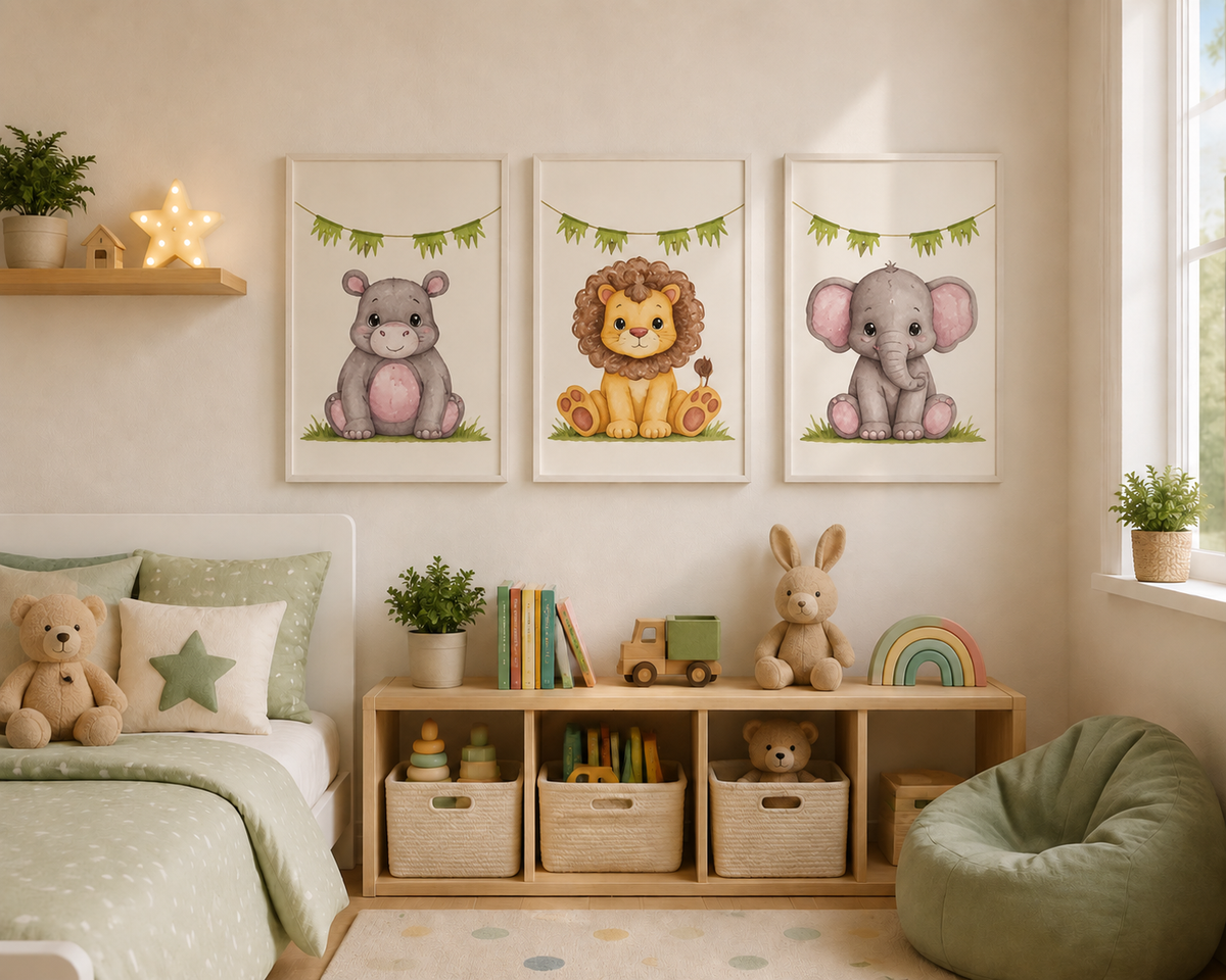 Watercolor Nursery Posters