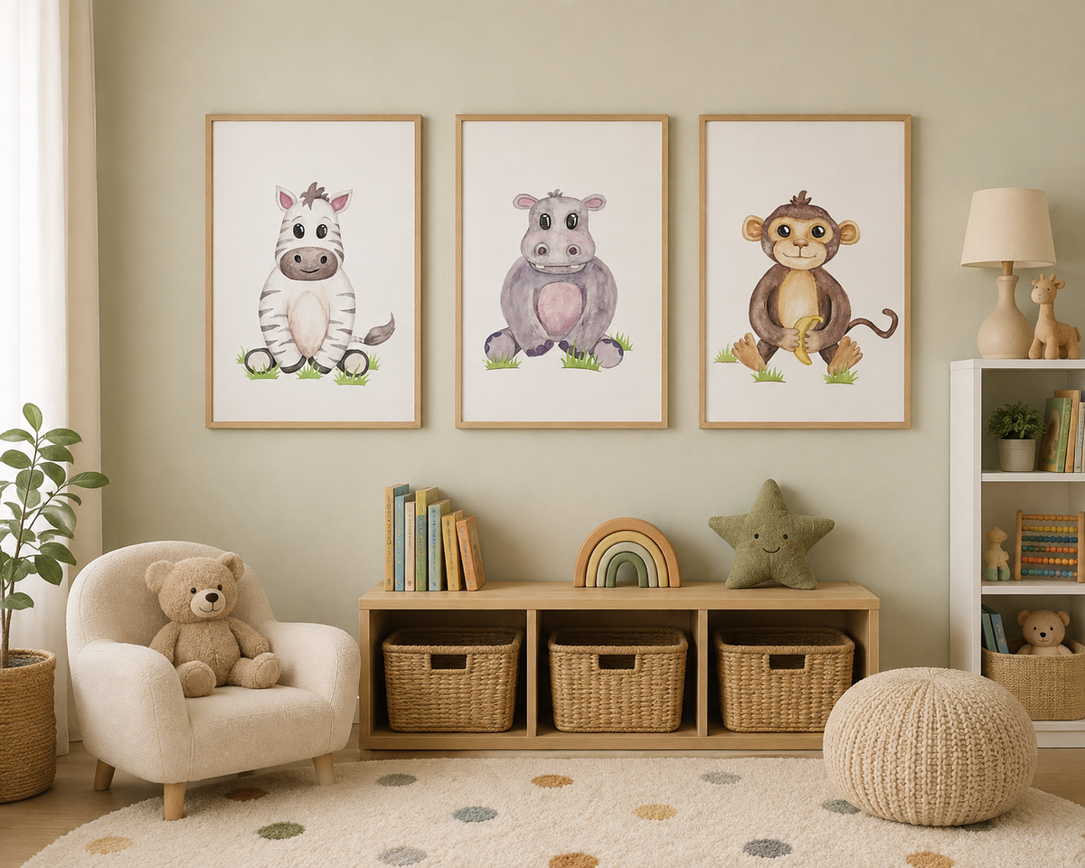 Watercolor Nursery Posters